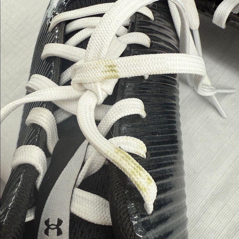 Under Armour Shoes Mensn 8.5 Blur Select Black White Football Cleats - Picture 9 of 10